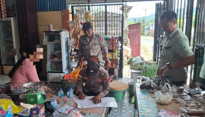 Polsek Sausu Gencarkan Operasi Pekat, Tiga Botol Cap Tikus Diamankan