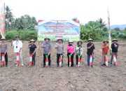 Dukung Ketahanan Pangan, Kapolres Parigi Moutong Pimpin Gerakan Tanam Jagung Perdana 2026