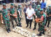 Groundbreaking Jembatan Garuda, Akses Desa Nambaru Segera Terbuka