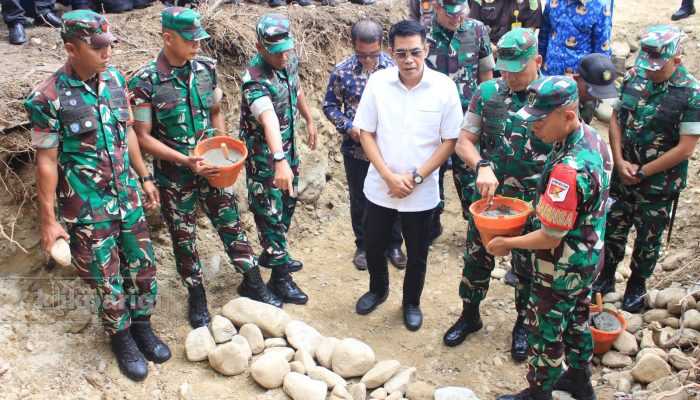 Groundbreaking Jembatan Garuda, Akses Desa Nambaru Segera Terbuka