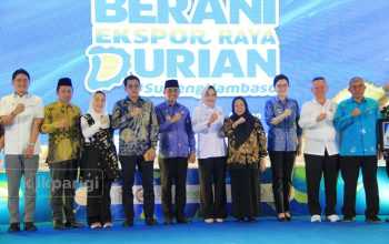 Ekspor 459 Ton Durian Beku ke Tiongkok, Parigi Moutong Siap Jadi Penopang Agribisnis Sulteng