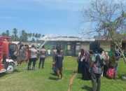 Dua Rumah Dinas Guru di Moutong Timur Terbakar, Kerugian Ditaksir Rp25 Juta