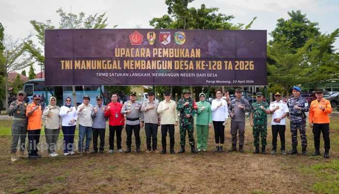 TMMD ke-128 Dorong Percepatan Infrastruktur Desa di Parigi Moutong