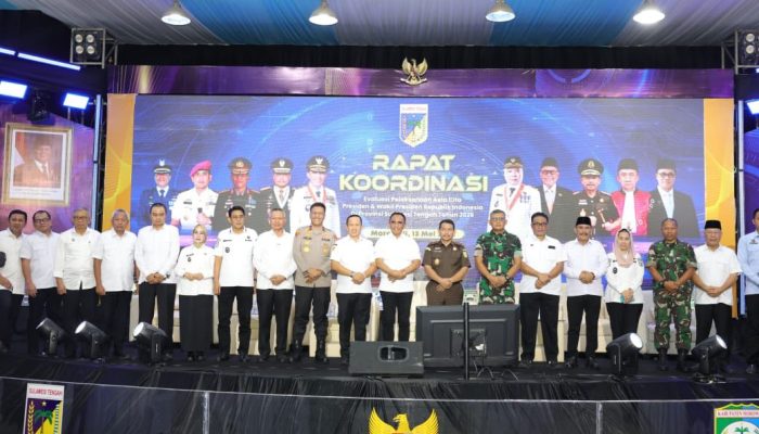 Rakor Asta Cita Jadi Forum Evaluasi Pembangunan Daerah di Sulteng