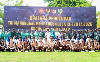 TMMD ke-128 Resmi Ditutup, Pemkab Parigi Moutong dan TNI Perkuat Sinergi Pembangunan Desa