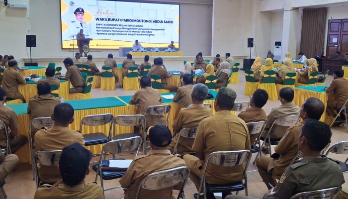 Rakor Kepegawaian Parimo Bahas Distribusi PPPK hingga Penguatan Disiplin ASN
