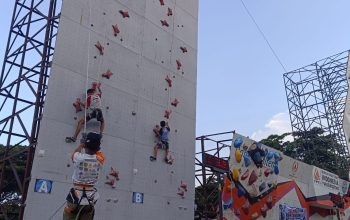 FPTI dan Disdikbud Parimo Jaring Atlet Muda Lewat Seleksi O2SN Panjat Tebing