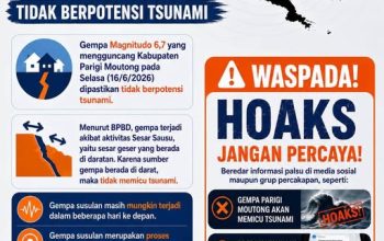 BMKG Minta Masyarakat Waspada Gempa Susulan dan Abaikan Hoaks Tsunami