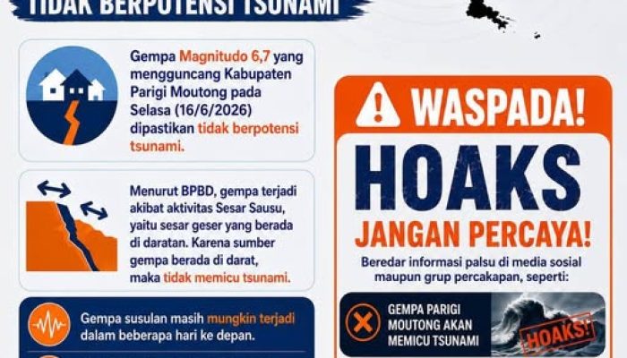 BMKG Minta Masyarakat Waspada Gempa Susulan dan Abaikan Hoaks Tsunami