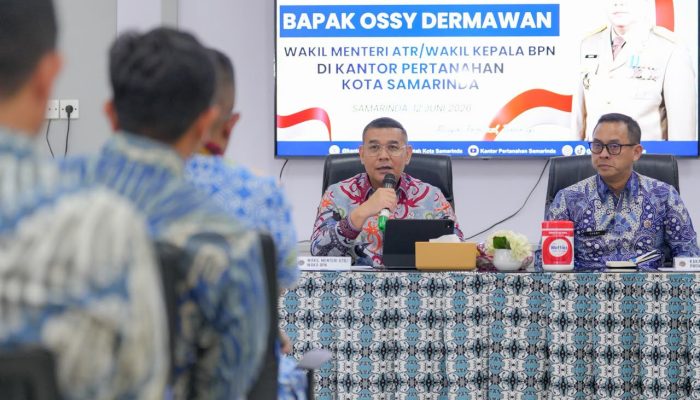 Pelayanan Prima Jadi Kunci, Wamen ATR/BPN Dorong Jajaran BPN Kaltim Dukung Pembangunan dan Investasi