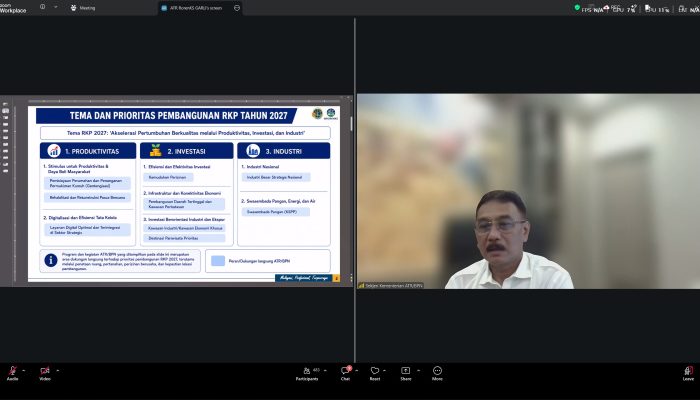 Penyusunan RKA-KL 2027, ATR/BPN Prioritaskan Penguatan Layanan Digital
