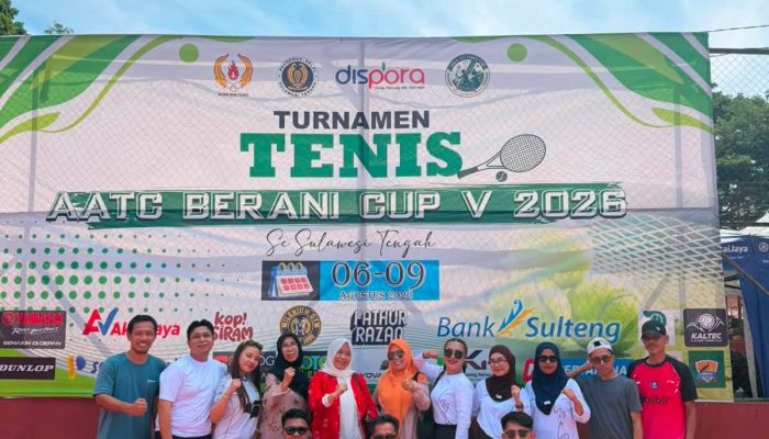 PELTI Parigi Moutong Pacu Regenerasi Atlet Tenis Lewat AATC Berani Cup V