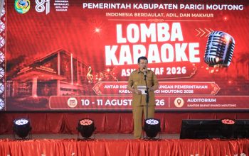 Lomba Karaoke Antar-OPD Semarakkan HUT ke-81 RI di Parigi Moutong