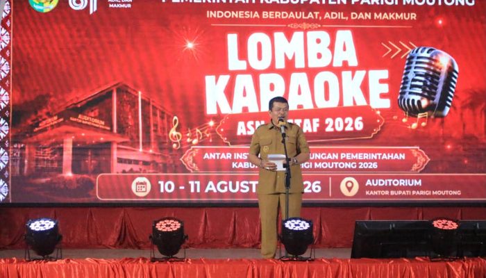 Lomba Karaoke Antar-OPD Semarakkan HUT ke-81 RI di Parigi Moutong
