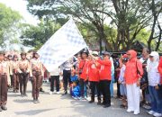 Gerak Jalan Pelajar Semarakkan HUT ke-81 RI di Parigi Moutong