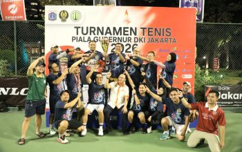 Debut Gemilang, Tim Tenis ATR/BPN Sabet Juara II Piala Gubernur DKI Jakarta