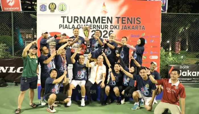 Debut Gemilang, Tim Tenis ATR/BPN Sabet Juara II Piala Gubernur DKI Jakarta
