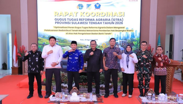 GTRA Sulawesi Tengah Perkuat Sinergi Kawal Redistribusi Tanah untuk Kesejahteraan Masyarakat