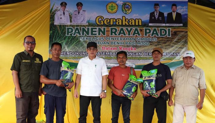 Perkuat Swasembada Pangan, 7.553 Petani Parigi Moutong Dapat Benih M70D