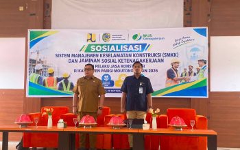Keselamatan Jadi Prioritas, PUPR Parimo Sosialisasikan SMKK dan Jaminan Sosial