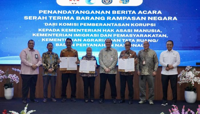 Dukung Pelayanan Publik, ATR/BPN Terima Sejumlah Aset dari KPK