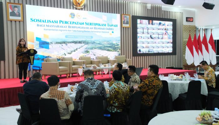 Kolaborasi ATR/BPN dan Komisi II Diperkuat untuk Sertipikasi 3 Juta Tanah MBR