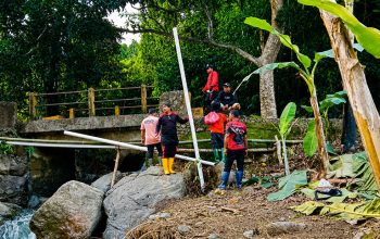 Banjir Kasimbar Masuk Tanggap Darurat, Jalan dan Sungai Mulai Ditangani